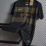 2019/20 Corinthians Third Black Retro Soccer Jersey