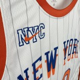 2025 NY Knicks CLARKSON #00 White City Edition NBA Jersey