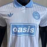2025/26 AD x oasis #25 White Retro Style Player Version Soccer Jersey (Have No.25 带号码）