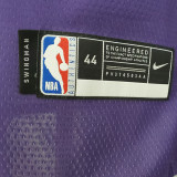 Jazz MITCHELL #45 Snow Mountain Edition Purple NBA Jerseys Hot Pressed