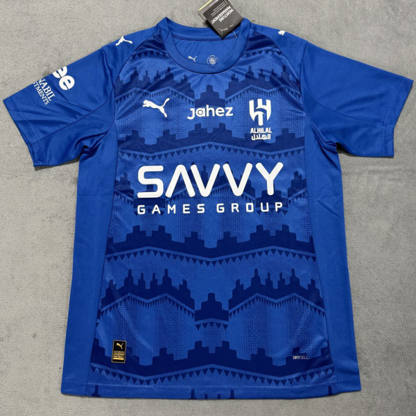 2025/26 Al Hilal SFC Home Blue Fans Jersey 利雅得新月