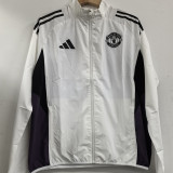 2025/26 M Utd White Windbreaker