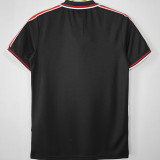 1998/99 M Utd Black Retro Soccer Jersey