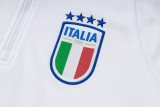 2025 Italy White Hoody Zipper Jacket