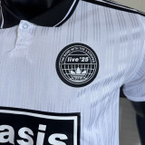 2025/26 AD x oasis #25 White Retro Style Player Version Soccer Jersey (Have No.25 带号码）