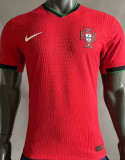 2024/25 Portugal Home Red Player Version Soccer Jersey