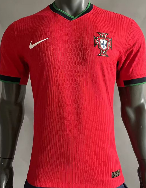 2024/25 Portugal Home Red Player Version Soccer Jersey