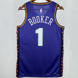 2025 Suns BOOKER #1 Purple City Edition NBA Jerseys