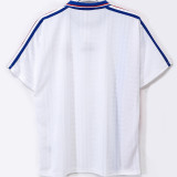 1994 France Away White Retro Soccer Jersey