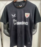 2025/26 Bilbao AT Away Black Goalkeeper Fans Soccer Jersey