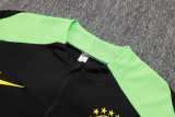 2025 Brazil Black Sweater Tracksuit