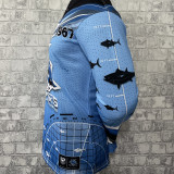 2022/23 Sharks Rugby Fishing Jersey 鲨鱼