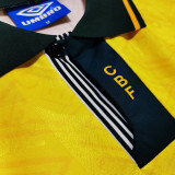 1991/93 Brazil Home Yellow Retro Soccer Jersey