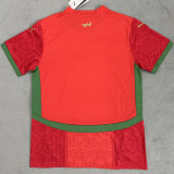 2025/26 Morocco Home Red Fans Soccer Jersey