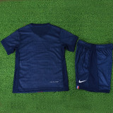 2025/26 PSG Home Blue Player Version Kids Soccer Jersey 球员版童装