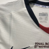 2008/09 M Utd Away White Retro UCL Version Soccer Jersey（胸前有绣欧冠决赛小字）