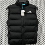 2026/27 AD Classic Black Cotton Vest Jacket J5 黑色