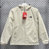 2025 TNF Velvet Thickened warm Beige Outdoor Jackets  #F3 加绒冲锋衣