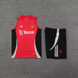 2025 M Utd Red Vest Training Jersey(A Set)