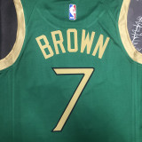 Celtics BROWN #7 Green City Edition NBA Jerseys