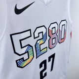 2025 Nuggets  MURRAY #27 White City Edition NBA Jersey