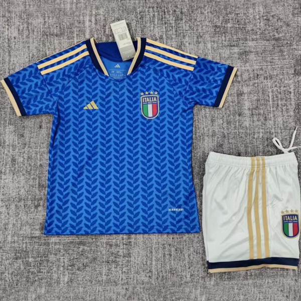 2026/27 Italy Home Blue Kids Soccer Jersey