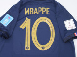 MBAPPE #10 France 1:1 Quality Home Fans Jersey 2022/23 ★★