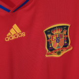 2010 Spain Home Red Retro Soccer Jersey