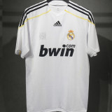 2009/10 RM White Home Retro Player Version Soccer Jersey 球员版
