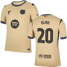 OLMO # 20 BA 1:1 Quality Away Fans Soccer Jersey 2025/26 (UCL Font 欧冠字体 有号下广告) ★★