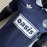 2025/26 AD x oasis #25 Royal Blue Retro Style Player Version Soccer Jersey (Have No.25 带号码）