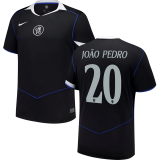 João Pedro #20 CFC 1:1 Quality Third Black Fans Soccer Jersey 2025/26  (UCL Font 欧冠字体 ) ★★