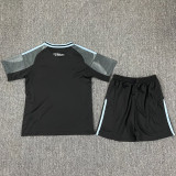 2025/26 Aston Villa Away Black Kids Soccer Jersey
