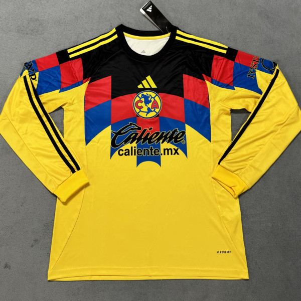 2025/26 Club America Home Fans Long Sleeve Soccer Jersey