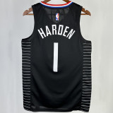 Clippers HARDEN #1 Black NBA Jerseys