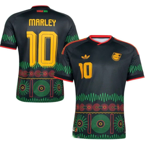 MARLEY #10 Jamaica Away Black Fans Soccer Jersey 2026/27 ★★