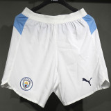 2025/26 Man City Home White Player Version Shorts Pants (A+球员版)