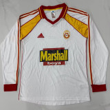 1999/2000 Galatasaray Away White Retro Soccer Long Sleeve Jersey