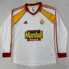 1999/2000 Galatasaray Away White Retro Soccer Long Sleeve Jersey