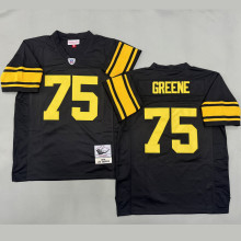 GREENE #75 Men's Pittsburgh Steelers Retro NFL Jersey 钢人