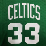 Celtics BLRD #33 Green Retro NBA Jerseys 热压