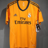2013/14 RM Thrid Orange Retro Retro Player Version Soccer Jersey  球员版