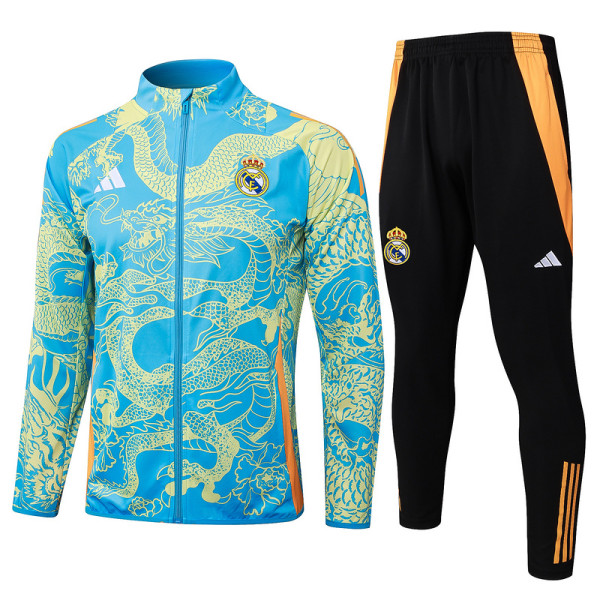 2025 RM  Light Blue Jacket Tracksuit （喷墨龙）