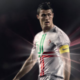 2012 Portugal Away White Retro Player Version Soccer Jersey