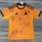 2025/26 Roma  Away Orange Fans Soccer Jersey
