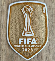 FIFA Club World Cup Champions Patch 2023 世俱杯金杯 (You can buy it alone OR tell us which jersey to print it on. )