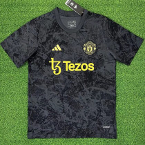 2024 M Utd AD x  Stone Roses Black Fans Soccer Jersey