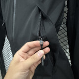 2025 Yonex Cotton Thickened Warm Black Outdoor Jacket #A804加棉冲锋衣