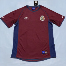 2000 Mexico Red Retro Soccer Jersey