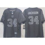 JACKSON #34 Men's Las Vegas Raiders NFL Jersey 突袭者